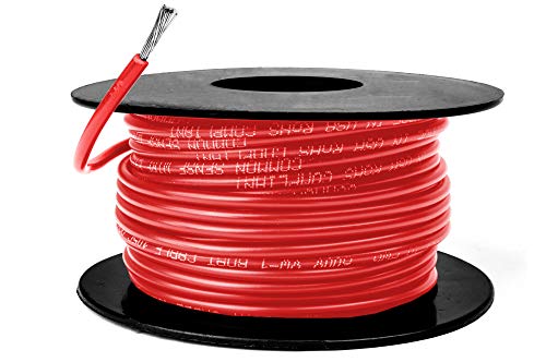 14 AWG Marine Wire -Tinned Copper Primary Boat Cable - 1,000 Feet - Red - Made in The USA