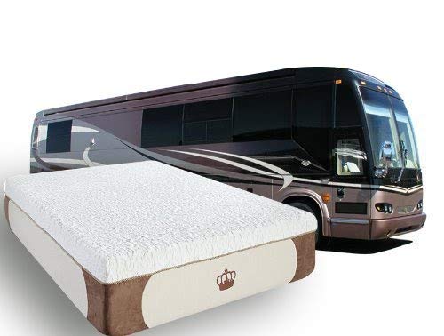 12" Cooling Gel Memory Foam Mattress and Free Pillows (Medium Firm - RV King 72x80)