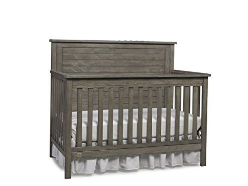 Fisher-Price Quinn 4-in-1 Convertible Crib, Rustic Brown