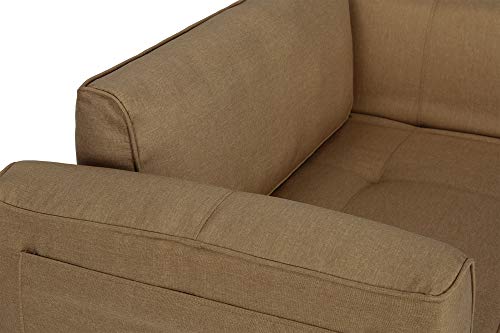 Novogratz Leyla Loveseat, Tan