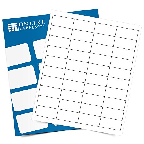 2 x 1 Rectangle Barcode Labels - Pack of 400,000 Labels, 10,000 Sheets - Inkjet/Laser Printer - Online Labels
