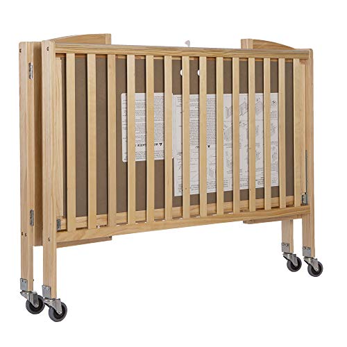 Dream On Me Folding Full Size Convenience Crib, Natural