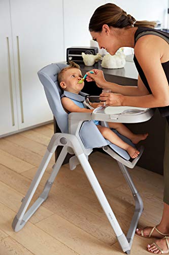 Inglesina MyTime Baby High Chair - Removable Tray, Easy-Clean Foldable High Chair - Butter Color