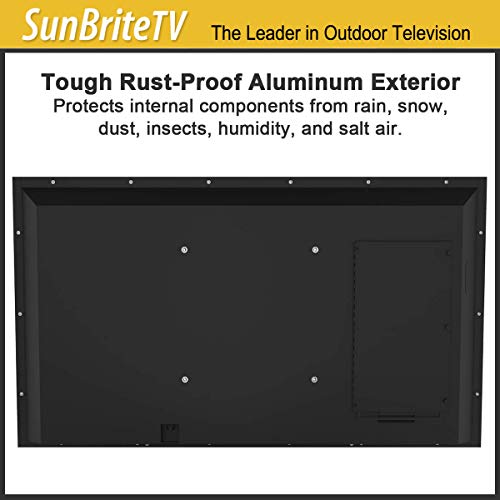 SunBriteTV Weatherproof Outdoor 65-Inch Veranda (2nd Gen) 4K UHD HDR LED Television - SB-V-65-4KHDR-BL Black