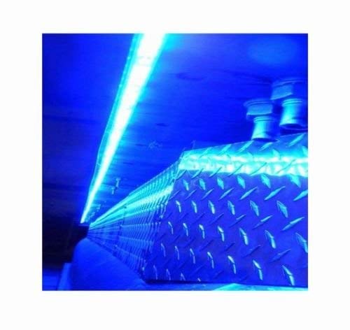 20'-25' Pontoon Boat Under Deck LED Lights | Harness and Mounting Track Included (Blue)