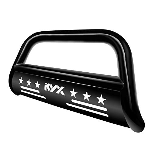 KYX Bull Bar for 1999-2006 Chevy Silverado 1500/GMC Sierra 1500, for 2000-2006 Tahoe/Suburban/Yukon/Yukon XL1500, 2002-2006 Avalanche 1500, 3" Brush Push Grille Guard Front Bumper