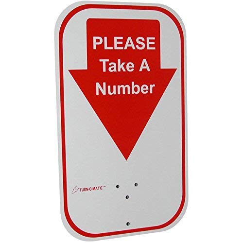 2-Digit Take A Number System with Free Ticket Roll