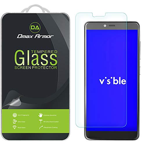 (2 Pack) Dmax Armor for ZTE Visible R2 Tempered Glass Screen Protector