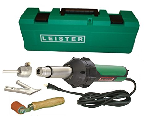 Leister Triac ST Plastic Welder With Pencil Tip, 5MM Nozzle, Seam Roller & Carrying Case
