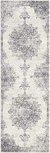 nuLOOM Leola Vintage Medallion Area Rug, 8' x 10', Grey