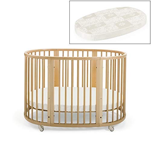 Stokke Sleepi Crib and Matress Bundle, Natural