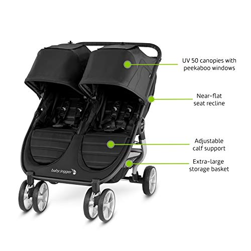 Baby Jogger City Mini 2 Double Stroller, Jet