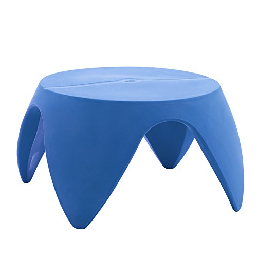 ECR4Kids Indoor/Outdoor Furniture 12" Blossom Stool, Light Orange (2-Pack)