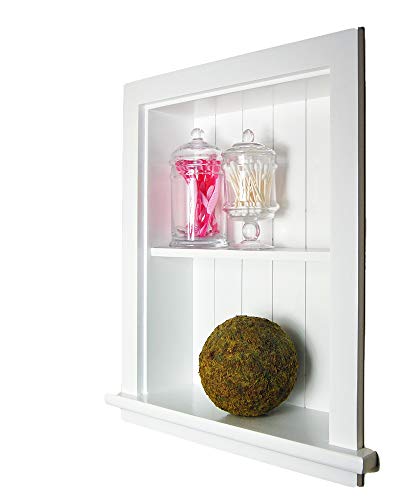 14x18 Recessed Aiden Wall Niche (w/beadboard back) by Fox Hollow Furnishings (Unfinished)