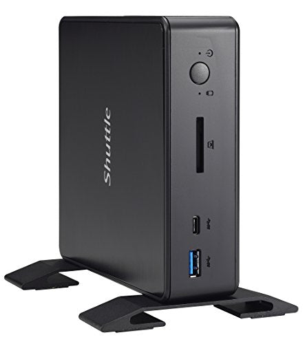 Shuttle XPC nano NC02U Desktop Computer - Intel Celeron 3855U 1.60 GHz DDR3L SDRAM - Mini PC