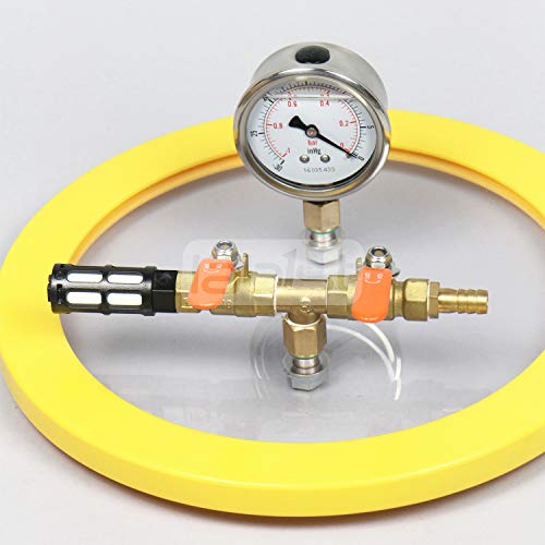 lab1st 3 Gallon Vacuum Chamber and 5 CFM Pump Kit for Degassing Silicone Epoxy