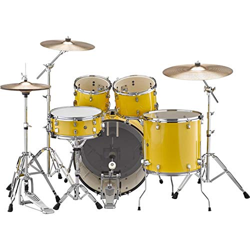 Yamaha Rydeen 5pc Shell Pack with 22" Bass Drum, Mellow Yellow