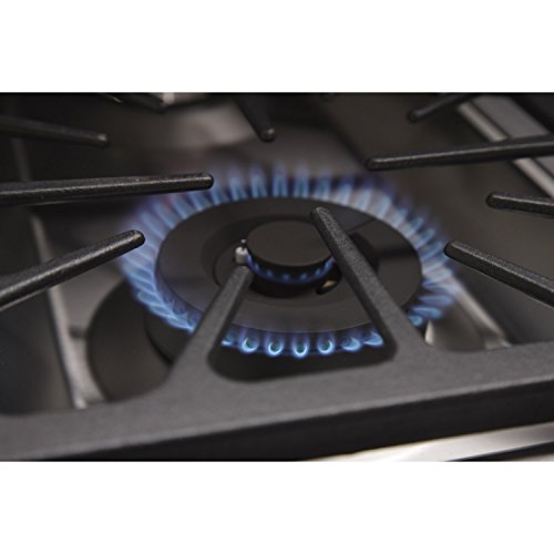 Kucht KRG3618U/LP-B Professional 36" 5.2 cu. ft. Propane Gas Range with Sealed Burners and Convection Oven, Stainless-Steel, Royal Blue