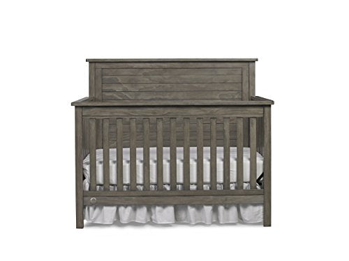 Fisher-Price Quinn 4-in-1 Convertible Crib, Rustic Brown