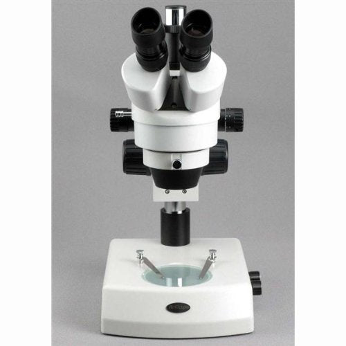 AmScope 7X-90X Trinocular Stereo Zoom Microscope with Dual Halogen Lights and 18MP USB3 Camera