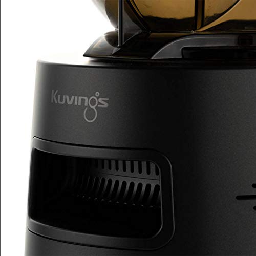 Kuvings Whole Slow Juicer EVO820CG Higher Nutrients and Vitamins, BPA-Free Components, Easy to Clean, Ultra Efficient 240W, 50RPMs, Includes Smoothie and Blank Strainer (DARK RED)