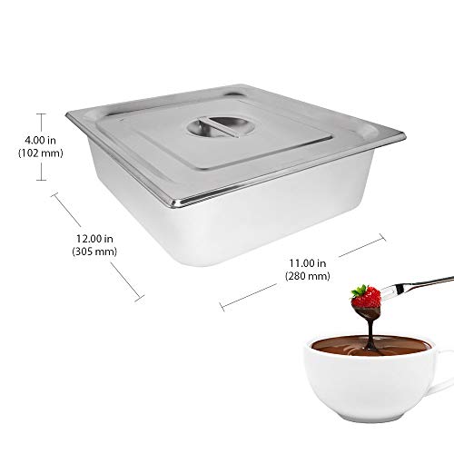 ALDKitchen Chocolate Melting Pot | Digital Control Chocolate Tempering Machine | 1 Tank for 8 kg of Chocolate | 110V | 1kW