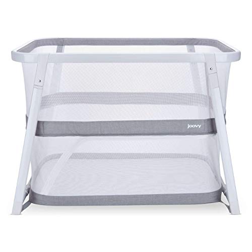 JOOVY Coo Portable Bassinet Playpen, White