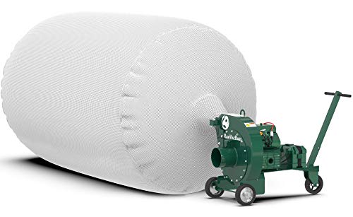 (10) Insulation Removal Vacuum Bags Heavy Duty 6 FT X 4 FT Low DUST - Holds EST 350 LBS / 75 CF - Toughest White Bag on The Market.