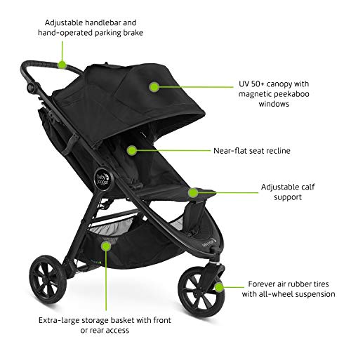 Baby Jogger City Mini GT2 Stroller - 2019 | Baby Stroller with All-Terrain Tires | Quick Fold Lightweight Stroller