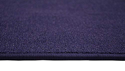 RugStylesOnline Custom Size Solid Color Royal Blue Roll Runner Rug 36 Inch Wide x Your Length Size Choice Slip Skid Resistant Rubber Back Cut to Size Many Color Options (Royal Blue, 25 ft x 36 in)