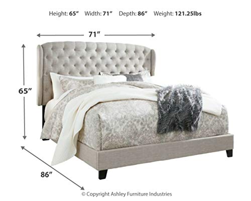 Signature Design By Ashley - Jerary Queen Upholstered Bed - Casual Style - Gray