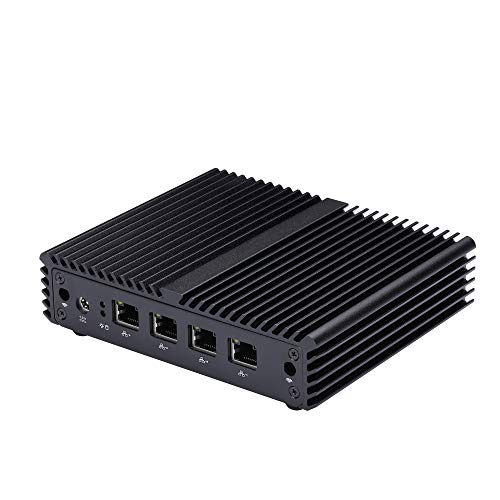 Barebone 4 LAN J1900 Router Qotom-Q190G4N-S07,Intel Celeron Processor J1900,VGA,4USB, Apply to Router, Firewall, Proxy, Linux Mini PC OPNsense