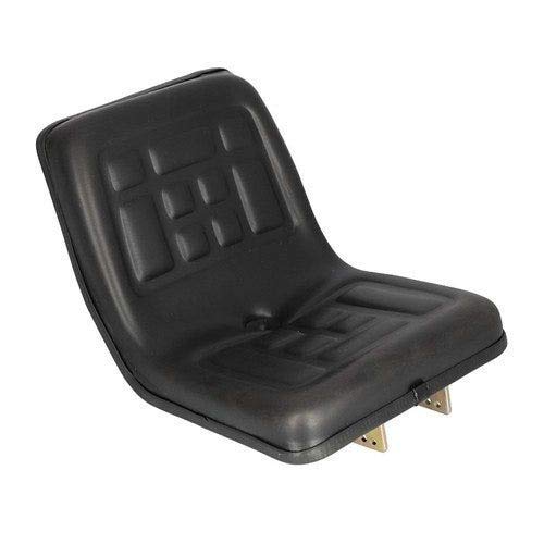 Seat Compact Tractor Polyurethane with Flip Brackets Black fits Yanmar fits Ford fits Massey Ferguson fits International fits Kubota fits New Holland fits Mitsubishi fits White fits Hinomoto