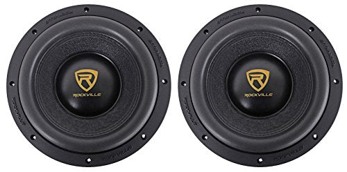 (2) Rockville W10K9D4 10" 6400 Watt Car Audio Subwoofers Dual 4-Ohm Subs