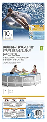 Intex 10 Feet x 30 Inches Prism Frame Above-Ground Swimming Pool