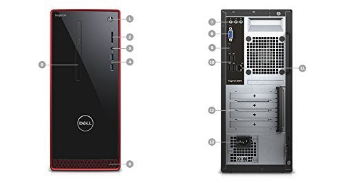 2016 Newest Dell Inspiron Flagship High Performance Desktop Intel QuadCore i7 6700 Processor 16GB RAM 2TB HDD AMD Radeon 2GB