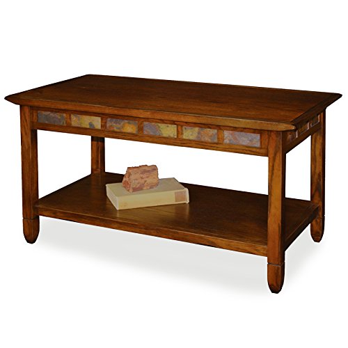Leick Rustic Oak Chairside End Table