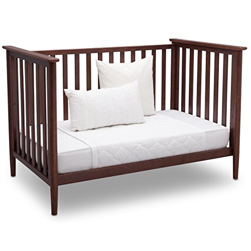 Delta Children Grayson 3-in-1 Convertible Baby Crib, Walnut