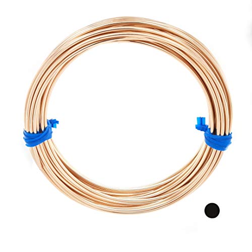 12 Gauge, 14/20 Yellow Gold Filled, Round, Half Hard - 5FT from Craft Wire
