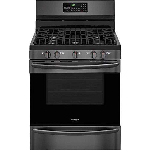 Frigidaire Gallery 30" Black Stainless Steel Freestanding Gas Range