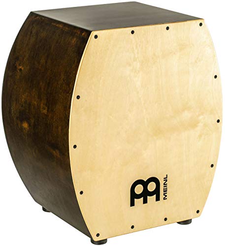Meinl Jumbo Arch Bass Cajon Box Drum with Internal Snares - NOT MADE IN CHINA - Maple Frontplate / Hardwood Body in Vintage Wine Barrel Finish, 2-YEAR WARRANTY (SUBCAJ8VWB-M)