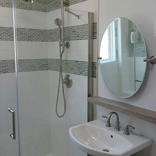 10 Sq Ft - Reflections Hand Painted Glass Mosaic Subway Tiles for Bathroom Walls or Kitchen Backsplash