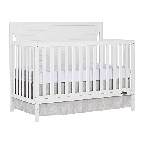 Dream On Me Cape Cod 5 in 1 Convertible Crib in White