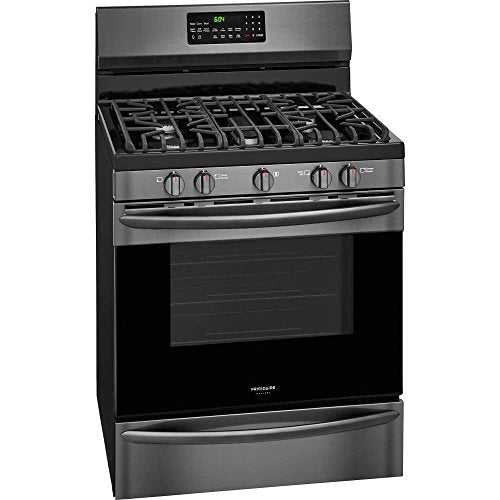 Frigidaire Gallery 30" Black Stainless Steel Freestanding Gas Range