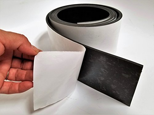 .187" 12"x 10" Neoprene Rubber Strips 60A Medium Hardness with Adhesive Backing