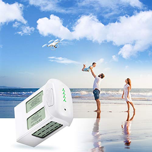 Powerextra High Capacity 2-Pack Phantom 4 LiPo Flight Battery + Battery Safe Bag Replacement for DJI Phantom 4, Phantom 4 Pro, Phantom 4 Pro V2.0, Phantom 4 Advanced Drone