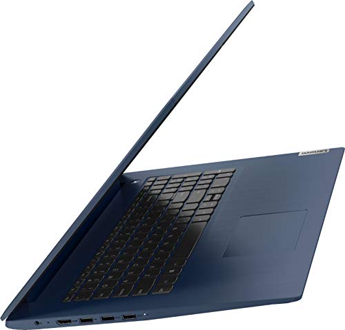 Lenovo IdeaPad 3 17 17.3" HD+ Laptop Computer, Intel Core i3-1115G4 (Beat i5-8365U), 4GB DDR4 RAM, 1TB HDD, WiFi 6, Bluetooth 5.1, Type-C, Fingerprint Reader, Abyss Blue, Windows 10, 64GB Flash Drive
