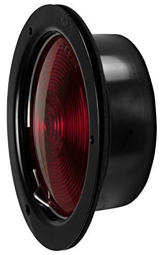 Blazer International T430BLKB-96 Red 4-Inch Round Flange Mount Stop/Tail/Turn Light, 96 Pack