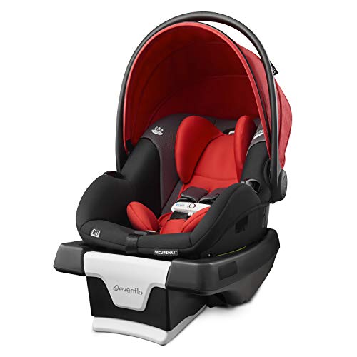 Evenflo Gold SensorSafe SecureMax Smart Infant Car Seat, Garnet (30412336)