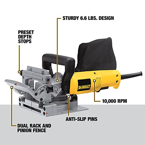 DEWALT Biscuit Joiner Kit, 6.5-Amp (DW682K)